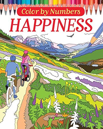 Color by Numbers: Happiness (Color By Number, 6) Paperback – June 1, 2017