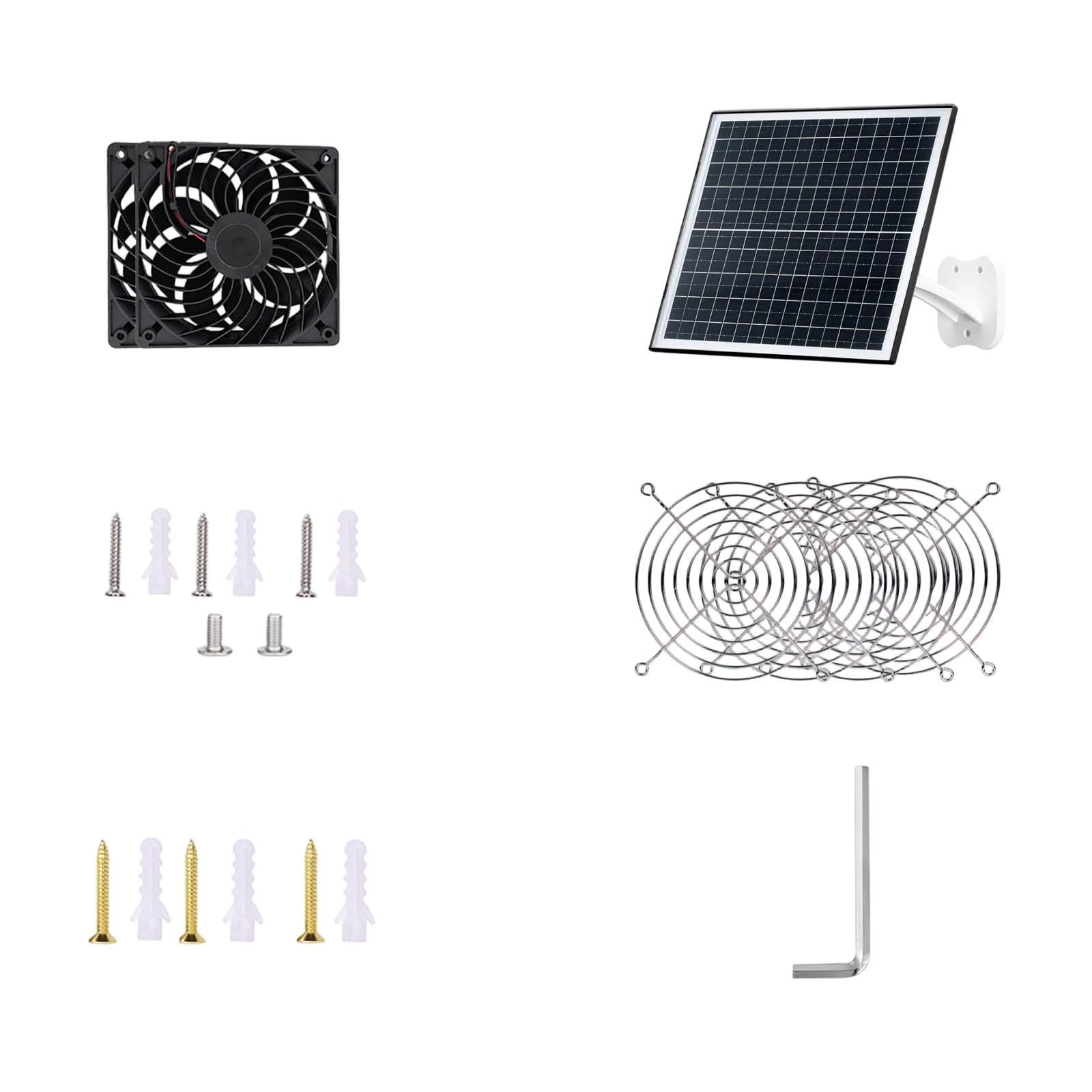 Hdoytxxm Multicolor Impermeable Abs Solar Chicken Collaboration Fan 20W Permanent Construction Consistent Execution In All Outdoor Conditions Poultry Refrigerating Fan