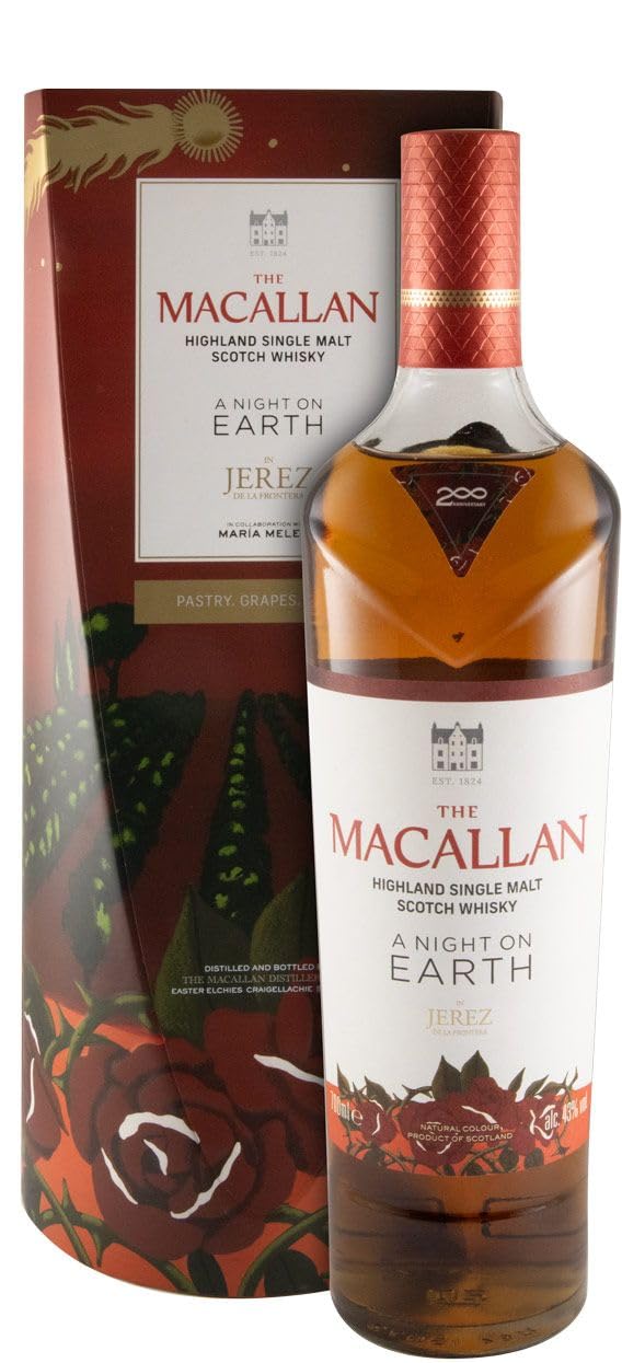 Earth on Night A Macallan The Whisky 700ml Jerez EARTH ON NIGHT A MACALLAN ウイスキー Jerez Amazon.com.br | 700ml ウイスキー