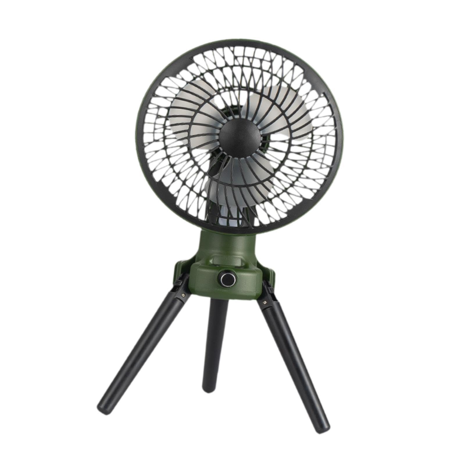 Baoblaze Ventilatore da Campeggio Ventilatore Esterno Portatile Potente Ventilatore da scrivania con Luce per Picnic, Camera da Letto,