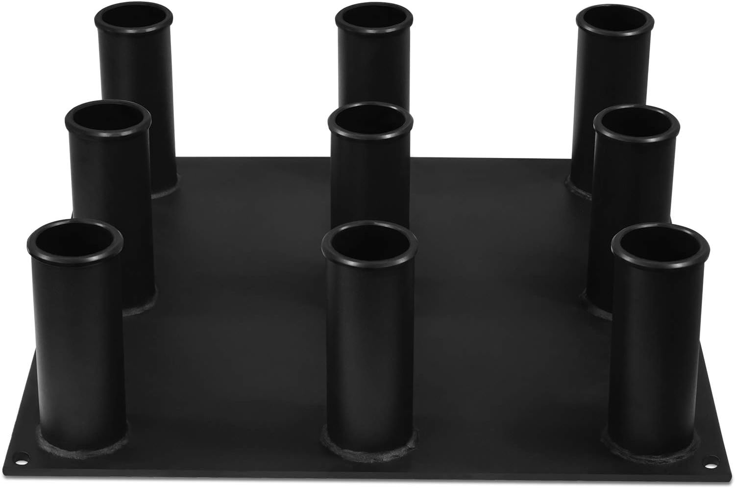 Yes4All Barbell Holder Vertical Storage Rack for Home Gym Organizer, Barbell Storage Rack Fit 2-inch Olympic Bars, Curl Bars, Triceps Bars, Dumbbell Handles (5 bars)