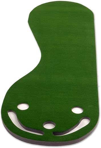 PG190M Grassroots Par Three Putting Green Golf Slope Mat Putter Trainer Set