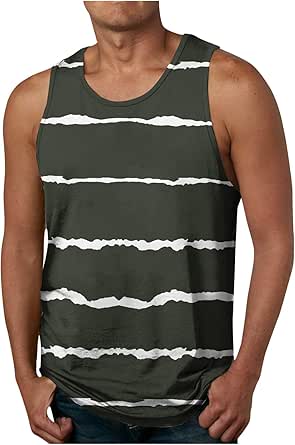 Amazon.com: Generic Big and Tall Graphic Tank Tops for Men 2024 Trendy ...