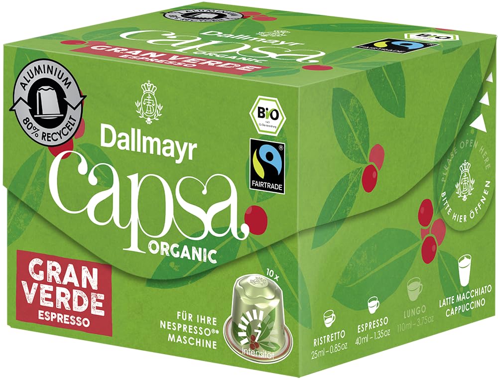 Dallmayr Capsa Gran Verde Espresso 10 kapsułek