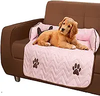 Capa Protetora para Sofá PET Estilo Cama Impermeável - Tamanho G (Rosa)