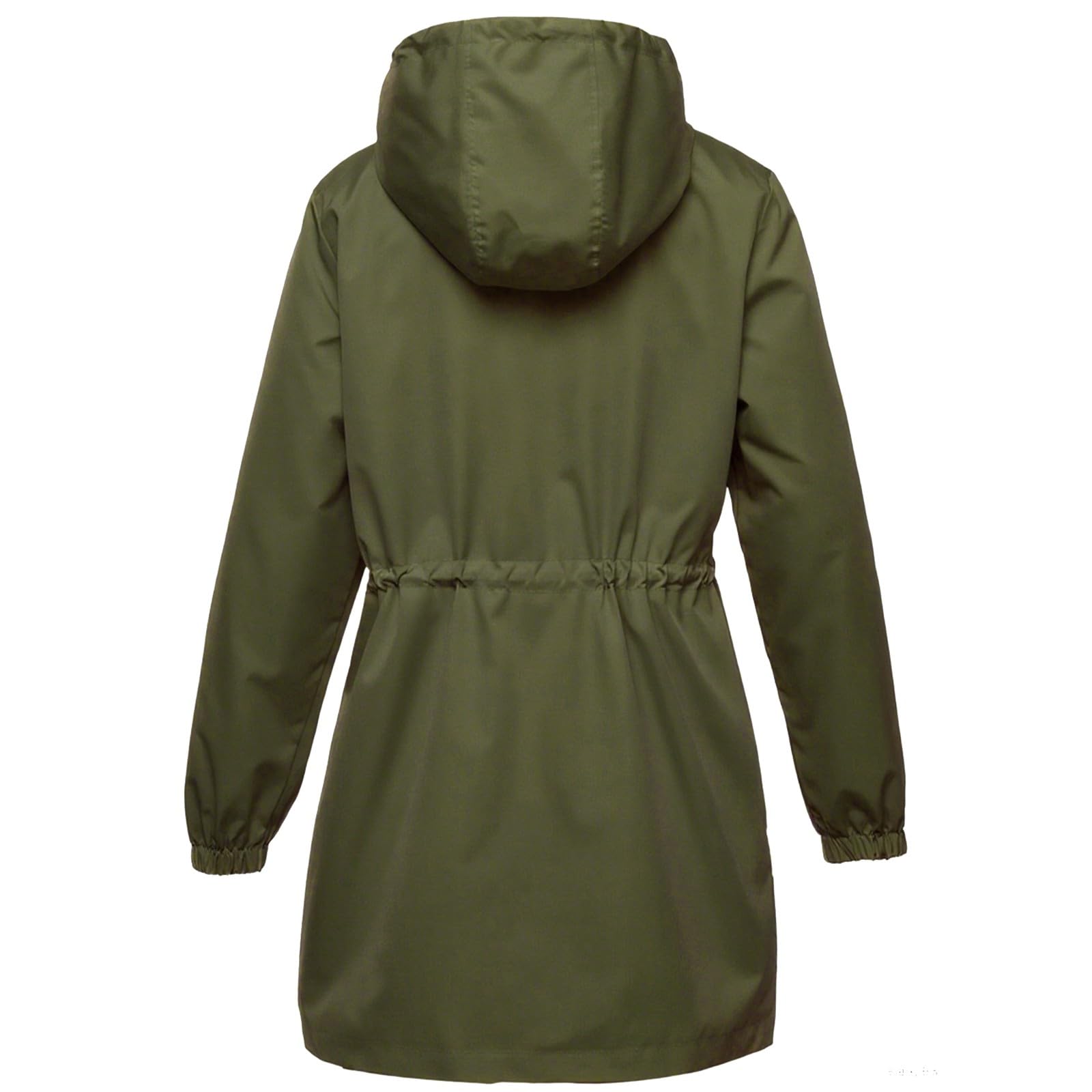 Generico Felpa da Donna con Zip E Cappuccio Media Lunghezza Tinta Unita | Hoodie Leggero Con Tasche E Coulisse Sweatshirt Manica Lunga Giacca Antipioggia Per Escursionismo Viaggio Uso Quotidiano