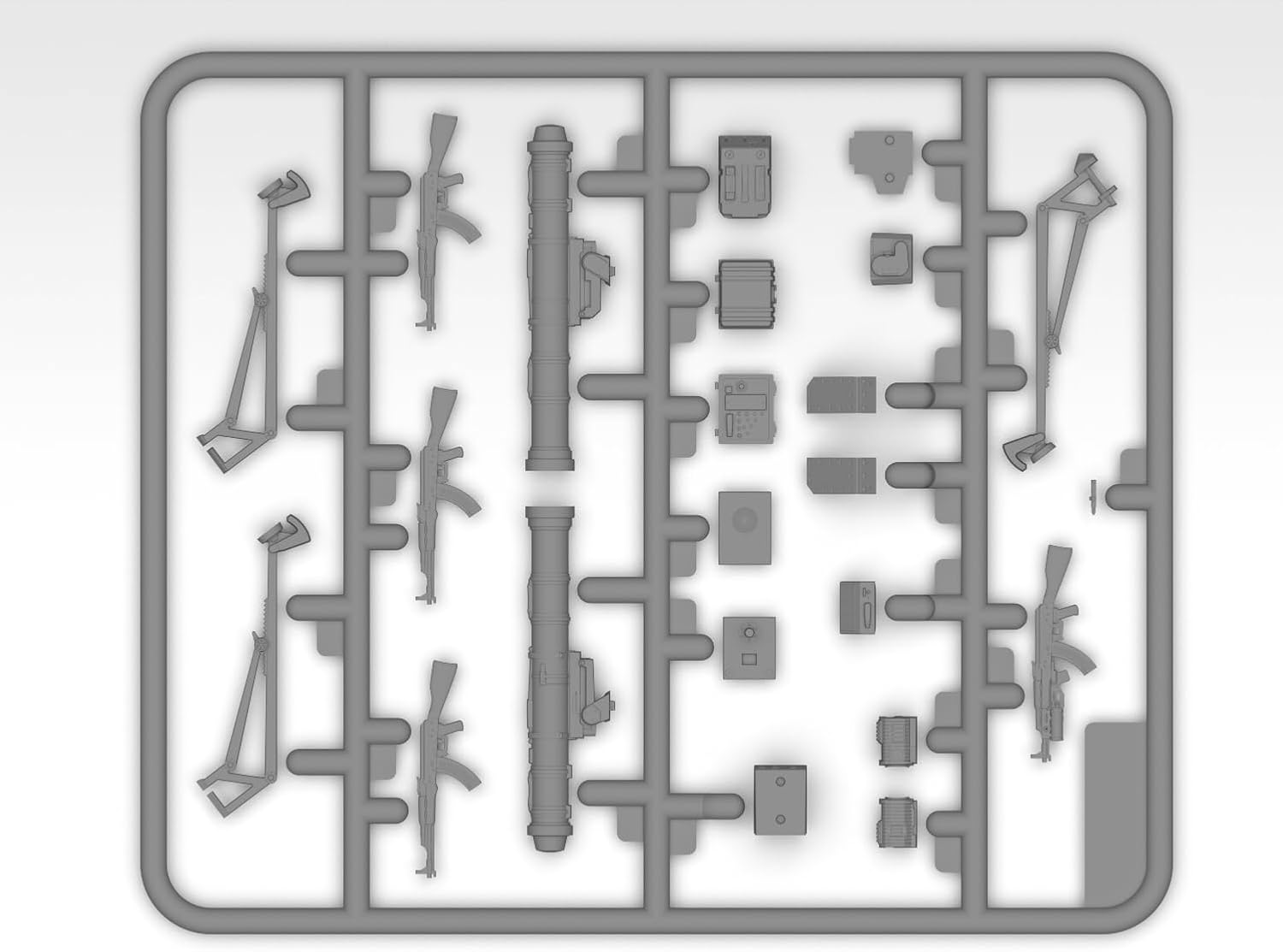 ICM 1/35 Ukrainian Infantry Weapons and Chevrons 35749