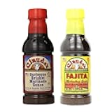 Claude's Original BBQ Barbecue Brisket Marinade and Fajita Marinating Sauce Bundle - Gluten-Free Gourmet Marinades and Rubs - 2 x 480ml (2 x 16 Fl. Ounces)