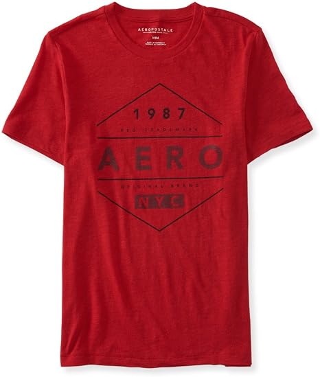 Amazon.com: Aeropostale playera Aero Diamond Logo Graphic T Hombre Cielo  M), color rojo : Ropa, Zapatos y Joyería