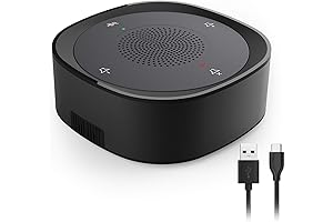 JV801: Omnidirectional USB Speakerphone Microphone for Crystal-Clear Communication