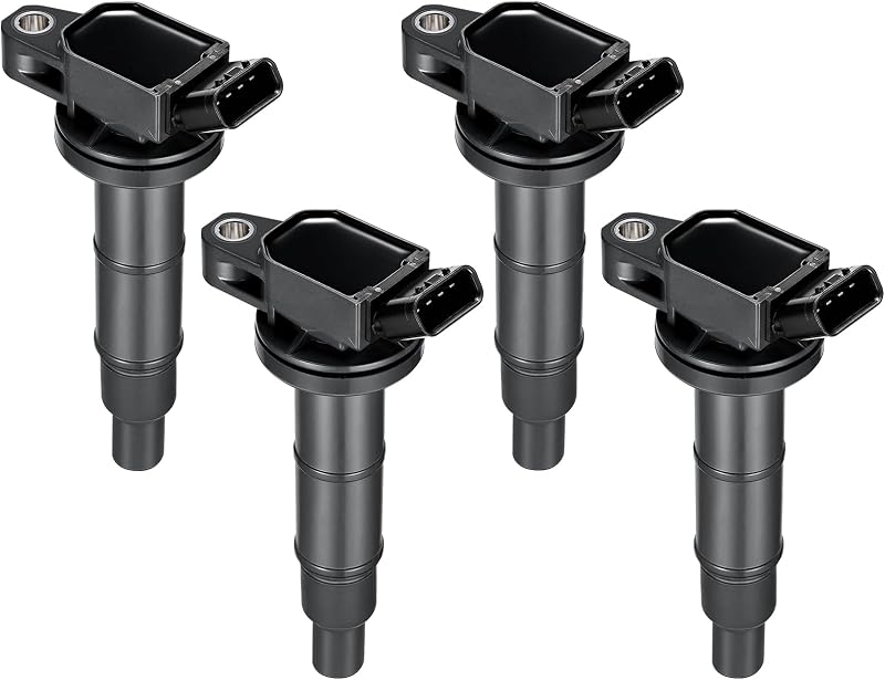 Kit de 4 Bobinas de Ignição BDFHYK UF333 para Toyota Camry, RAV4, Corolla, Highlander e Scion