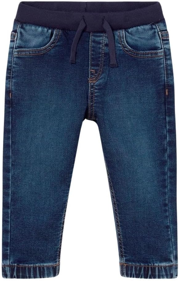 Mayoral Soft Denim Jogger Pants for Baby-Boys Dark