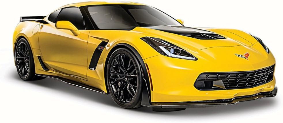 Maisto 2015 Chevy Corvette Z06, Yellow 31133-1/24 Scale Diecast Model Toy Car