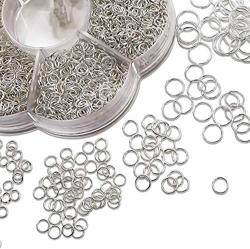 FLZONE Anelli Aperti di Salto,1450 Pezz Anelli