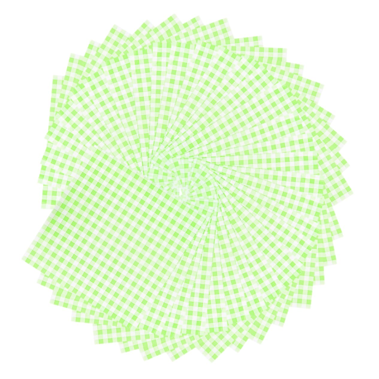 PRETYZOOM Sandwich Wrappers 100 Sheets of Mfry Basket Paper Liners Macaron Pattern for Food Presentation