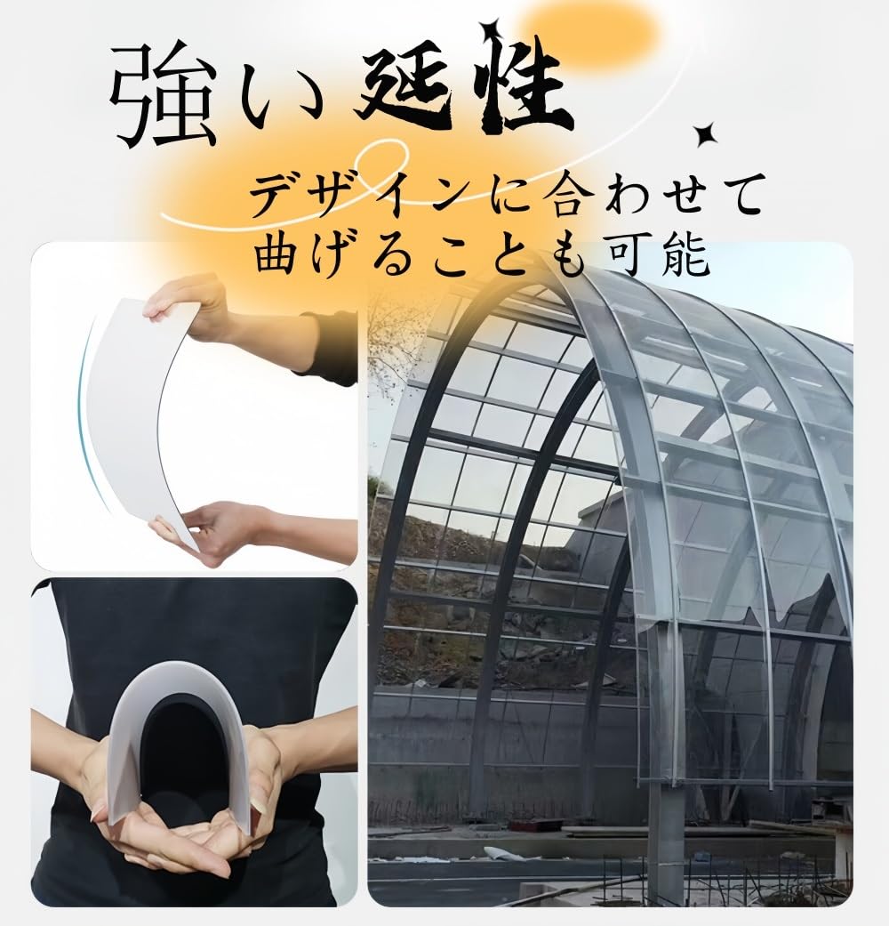 Amazon.co.jp: 透明アクリル板 ポリカーボネートプラスチックシート UV