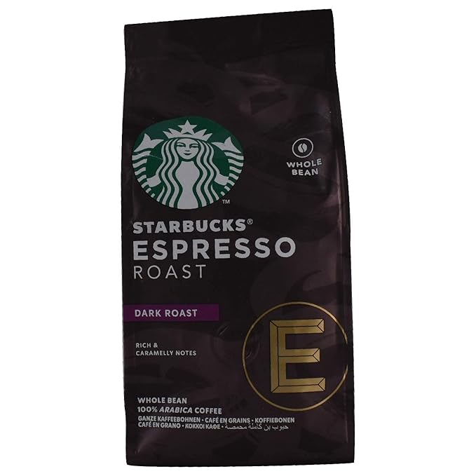 Starbucks Espresso Roast Dark Roast Whole Coffee Bean , 200g, Bag at Rs. 997