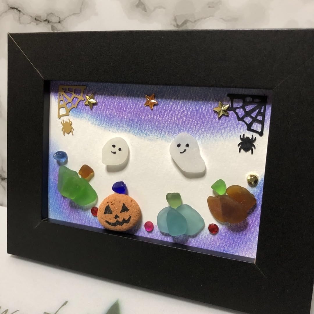 Amazon.co.jp: シーグラスアート ハロウィン パステルアート