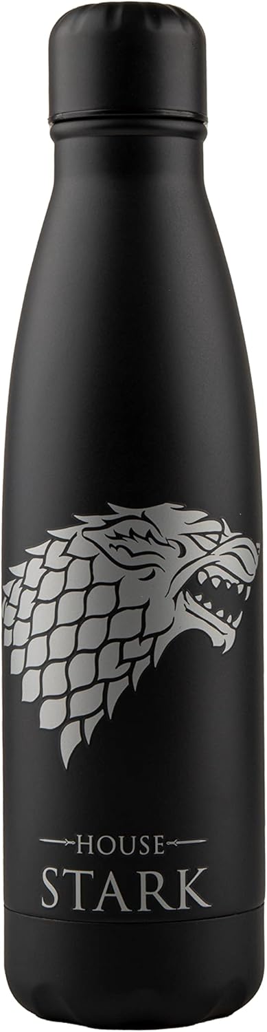 Cinereplicas Game of Thrones - Stark 500ml Stainless Steel Insulated Water Bottle - Official License