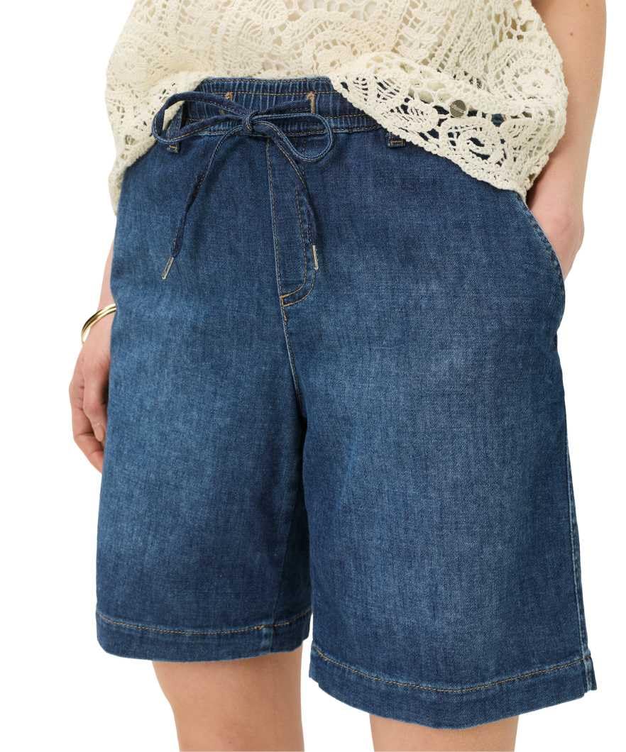 Brax Damen Style Maine B Casual Denim Jeans-Shorts