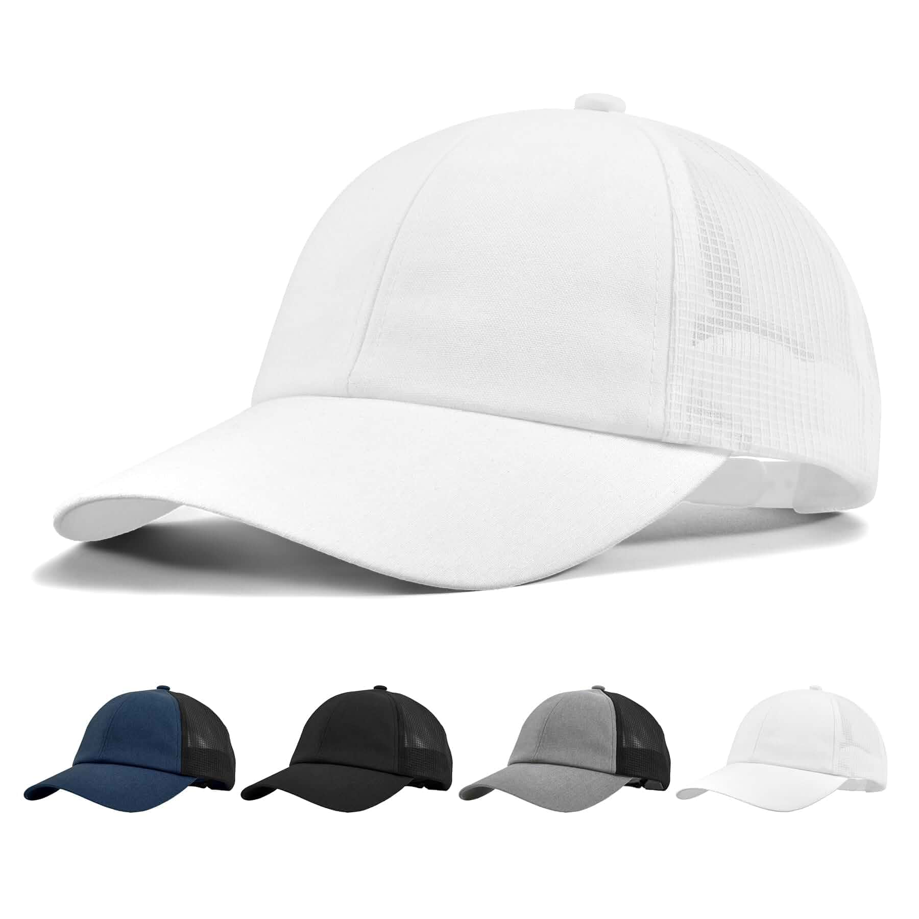 Sukeen Linen Mesh Baseball Cap Breathable Unstructured Sports Hat for Men Women Lightweight Soft Cooling Running Hat