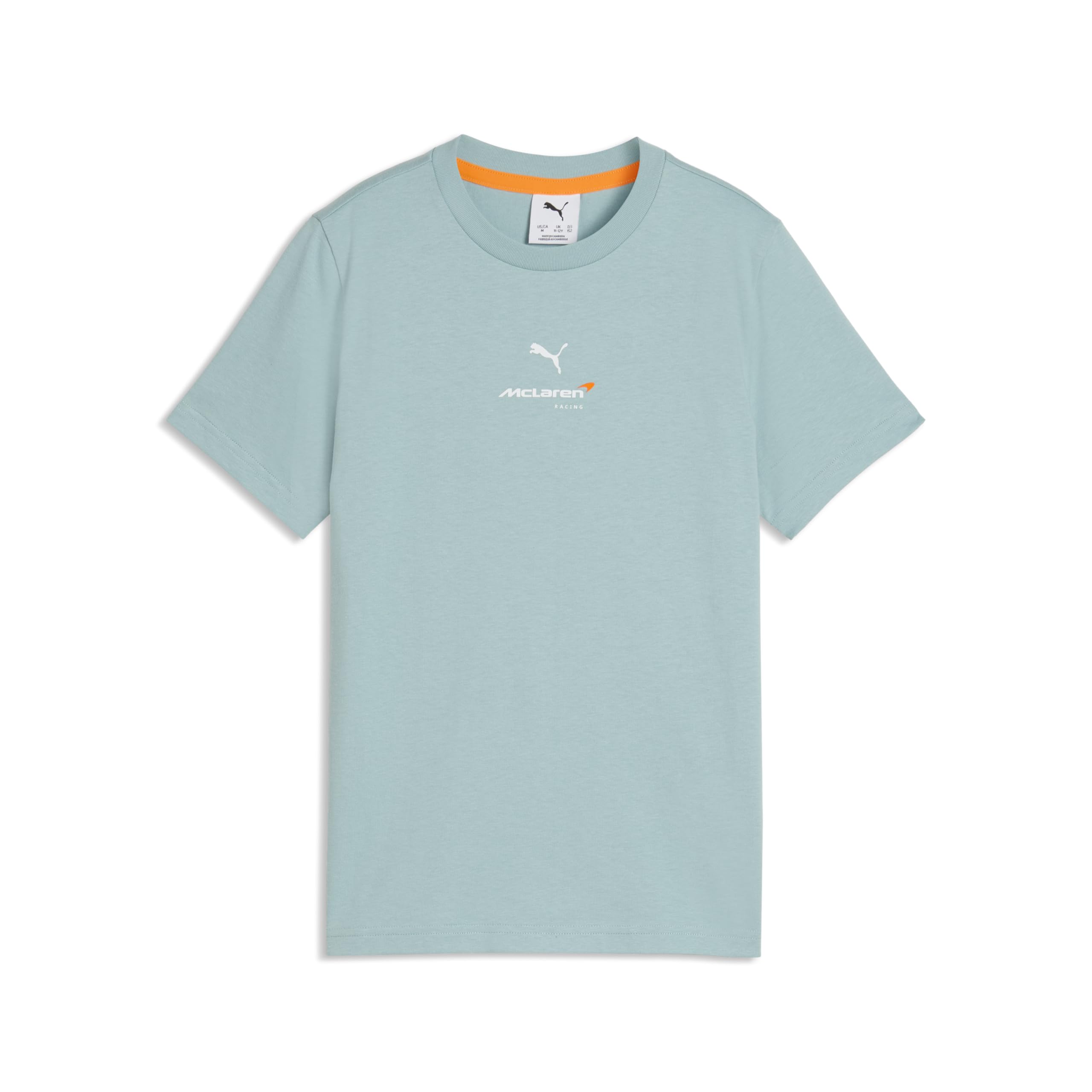 PUMA McLaren F1 Kids' Tshirt with Small McLaren Racing Logo - Sea Green - Size: 152