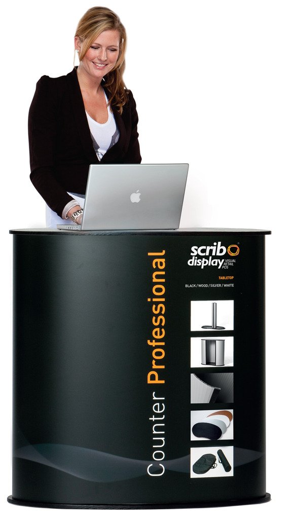 Negro con color Contador Profesional Expositores - Profesional, llamativo y duradero Mostrador Expositores - Mejor uso de Exposiciones de interior, tiendas, eventos y mucho más - Black Coloured Professional Counter Display Stands – Professional, Eye-Catch