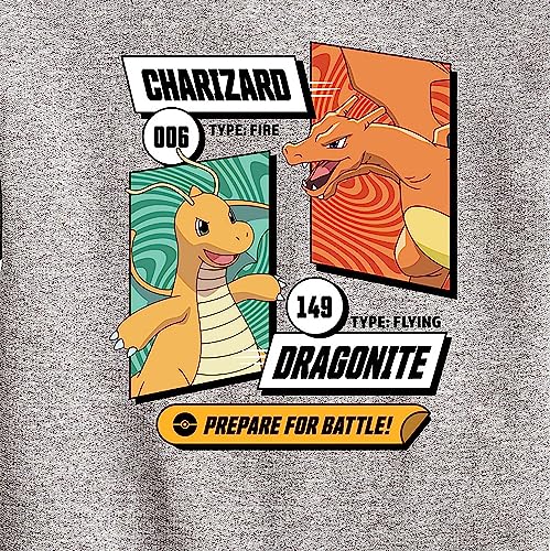 HYBRID APPAREL - Pokémon Dragonite Charizard Prepare For Battle - Kids Crewneck Fleece Sweatshirt3
