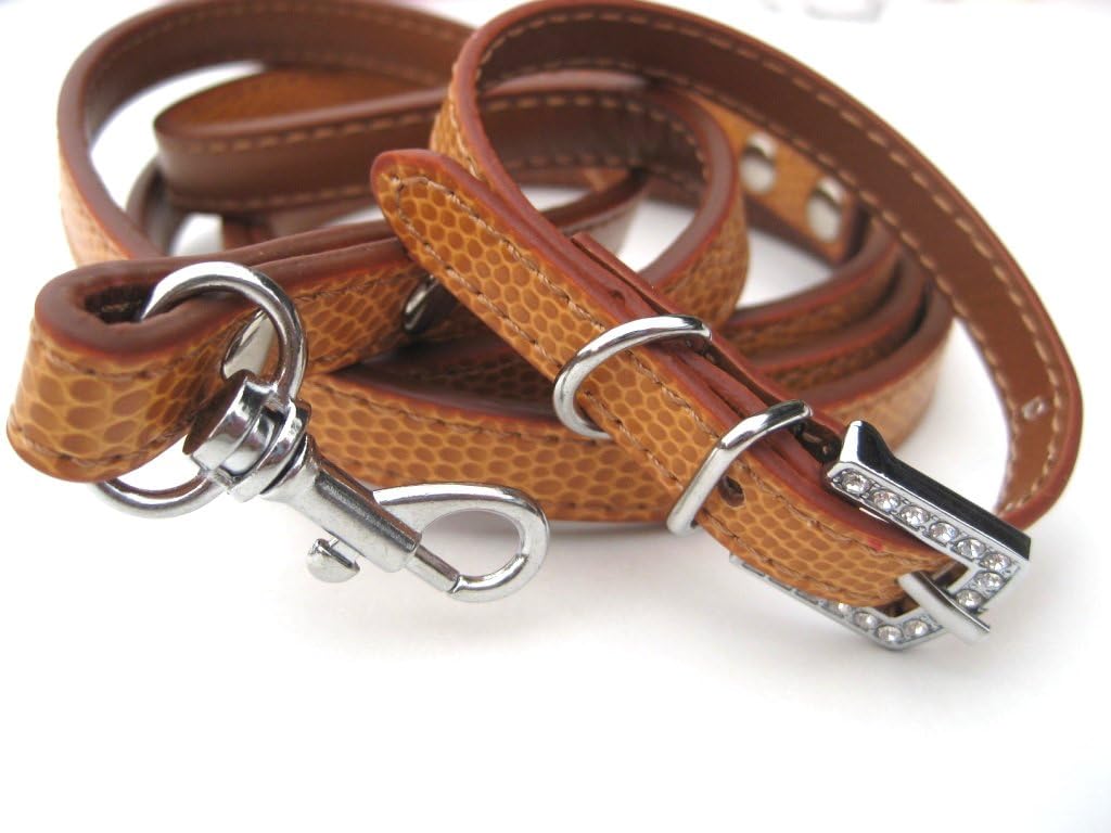 House of Furbaby Extra Small Dog Collar | Personalized Dog Collar | XXS Dog Collar | White Dog Collar w/Leash