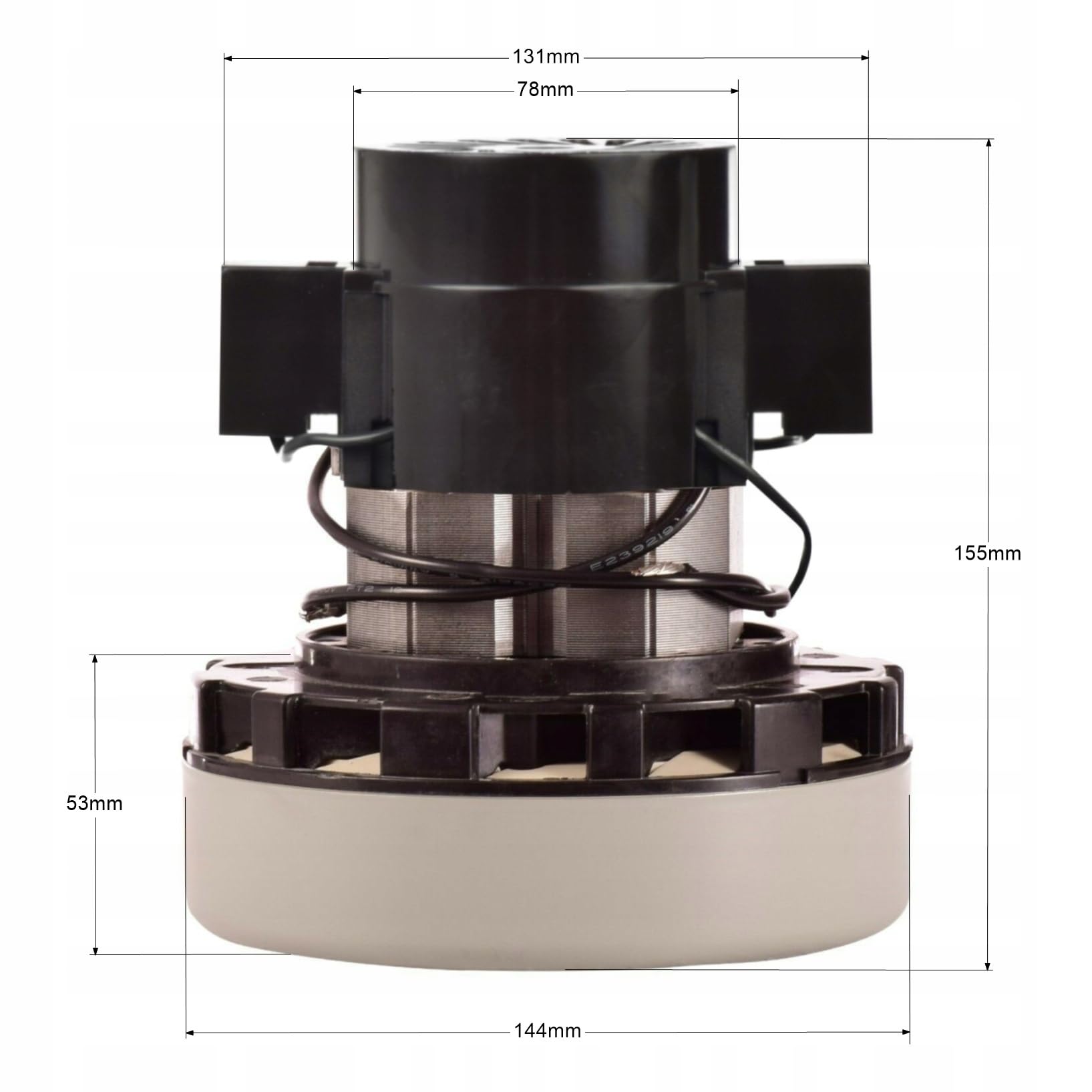 Motor de aspiración para aspiradora, turbina de succión 24 V 350 W