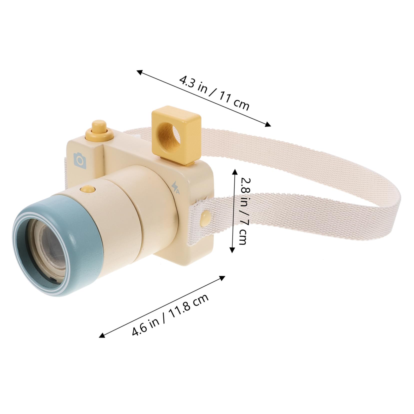 Toyvian Educational Kaleidoscope Camera for Boys and Girls Party Toy with Decorative and Girls Plaything Fun Present