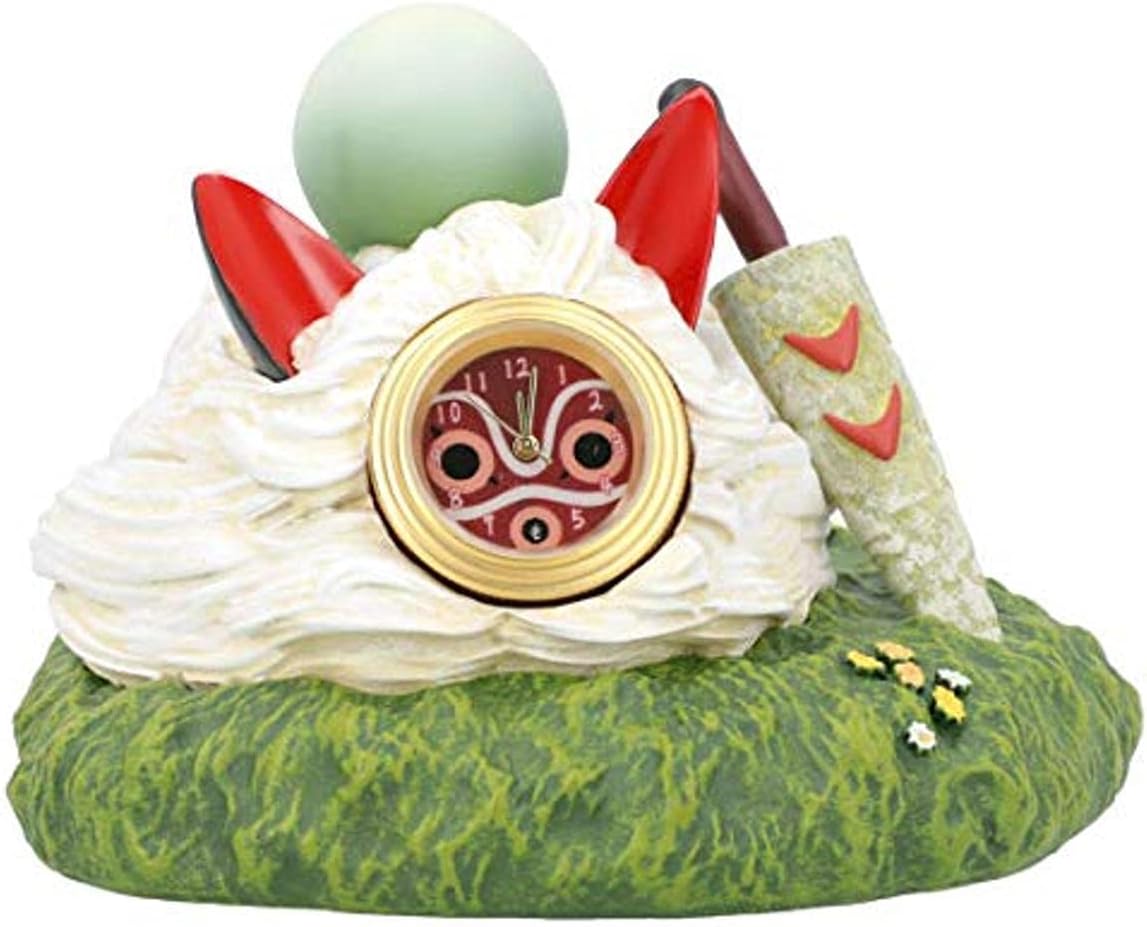 Studio Ghibli - Princess Mononoke - Upon San's Mask, Benelic Statue Desk Clock