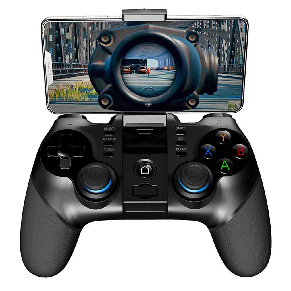 Mobile Phone Gamepad PC Game Controller, Wireless Gamepad Joystick, with 2.4G Receiver, 2 Connection Modes, for PC/Android/IOS/Windows/7/8/10 Mobile