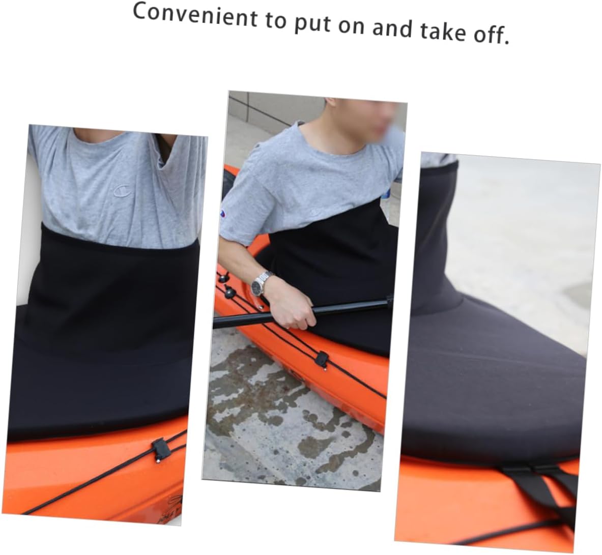 Professional Kayak Splash Skirt Anti-Spray Deck for Kayaking Canoeing Easy Removal Secure Fit Design