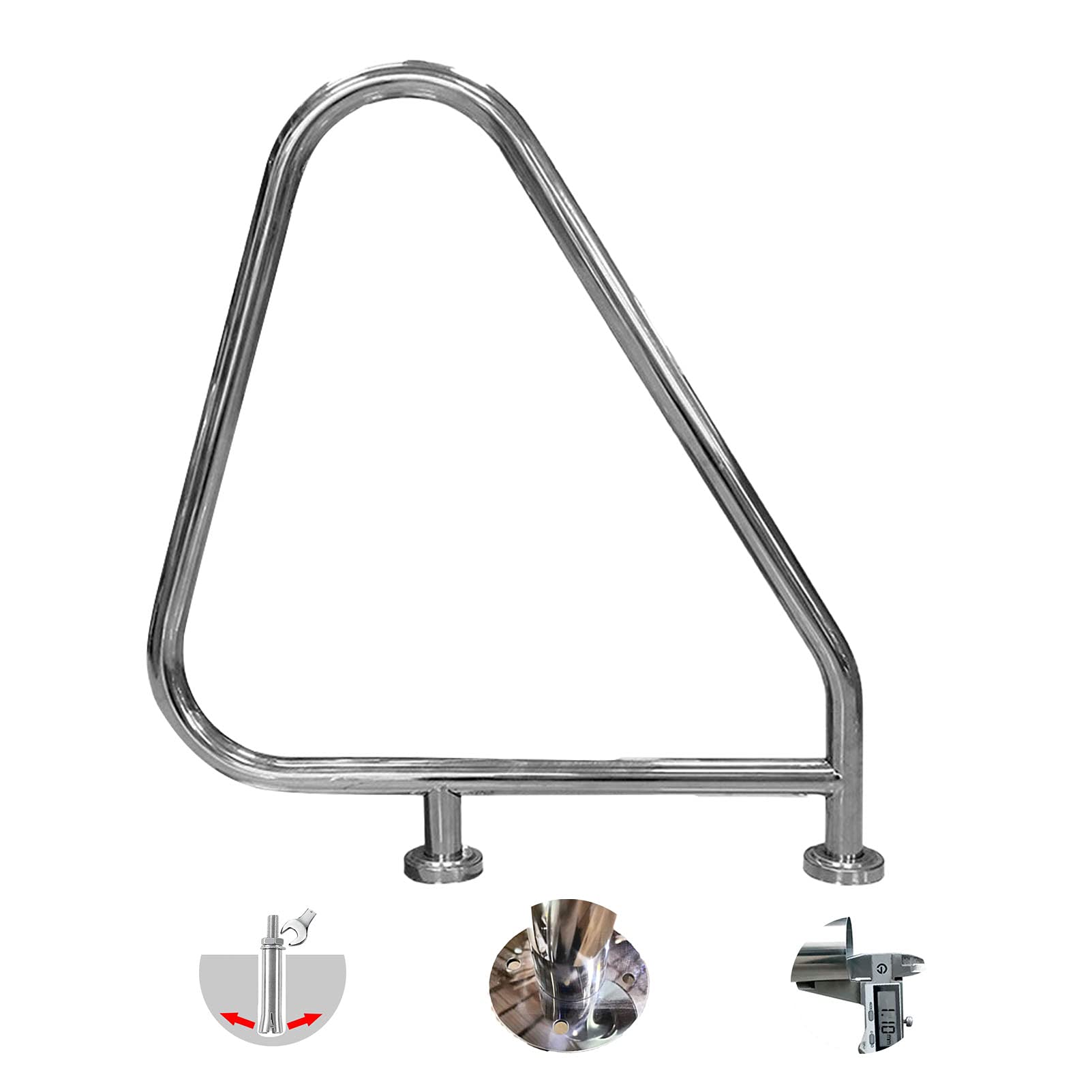 Pasamanos para Piscina, Pasamanos de Seguridad para Piscina de Verano