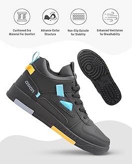ASIAN Chrome-02 Sports & Casual Shoes with Max Cushion Technology with Memory Form Sneaker Shoes for Men & Boy's
