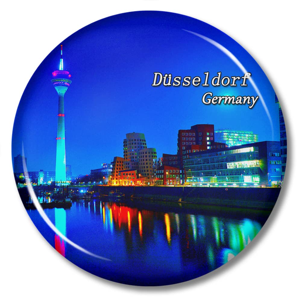 Germany Düsseldorf Magnet Fridge Sticker 2.28 Inch