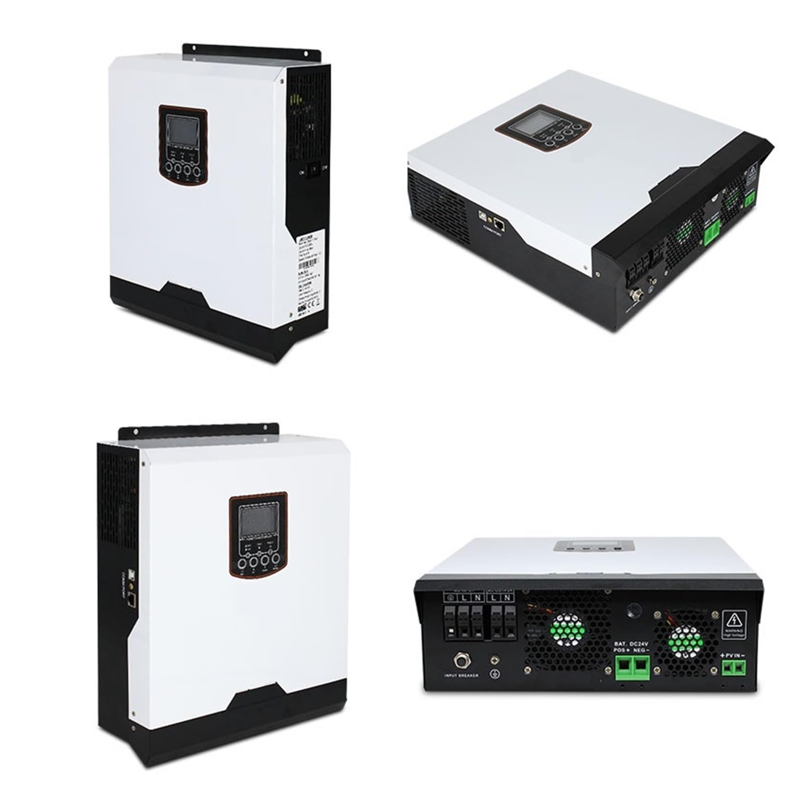 Inversor Solar HíBrido 3000va 3000W Inversor Solar 24V 230VAC 50Hz / 60Hz Inversor Híbrido Inversor De Cargador De Batería PWM De Onda Sinusoidal Pura