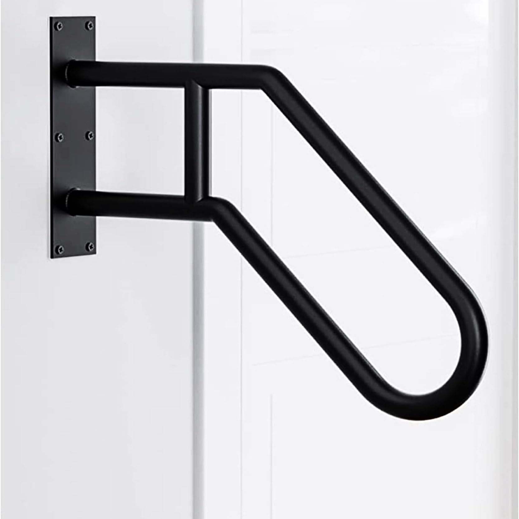 Rampe de 73 cm pour 1 à 3 marches extérieures et garage, barre de sécurité en U