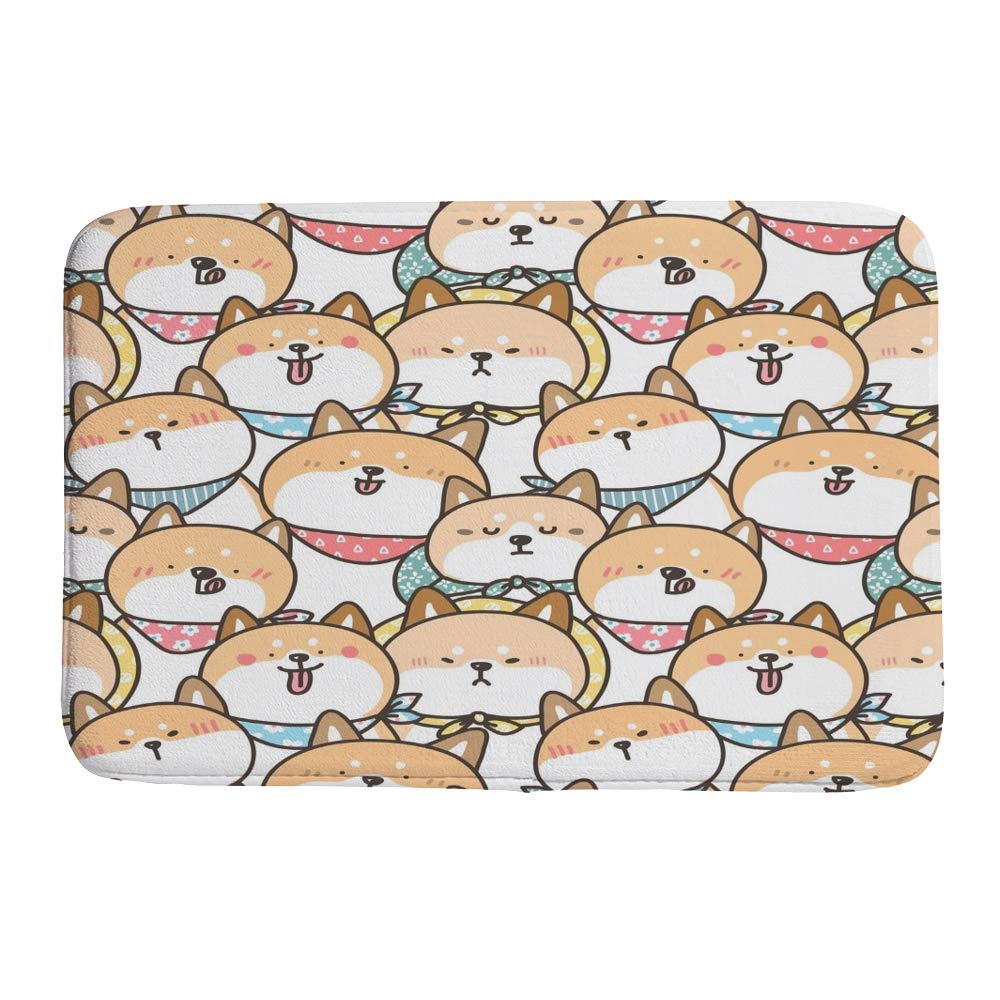 Tapis de bain Shiba Inu apportez de la tendresse et du confort chez vous