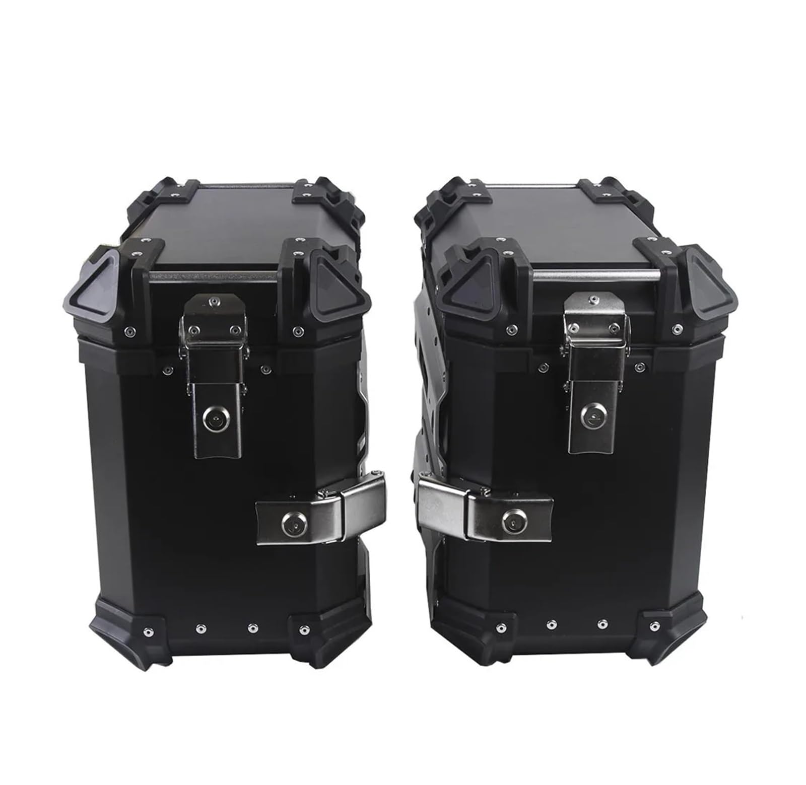 Portaequipajes Trasero Moto para Benelli TRK 502 TRK502 Soporte Lateral Maleta Motocicleta Alforja Portaequipajes Caja Superior Trasera Maletero Portaequipajes Motocicleta(38L Side Box Black)