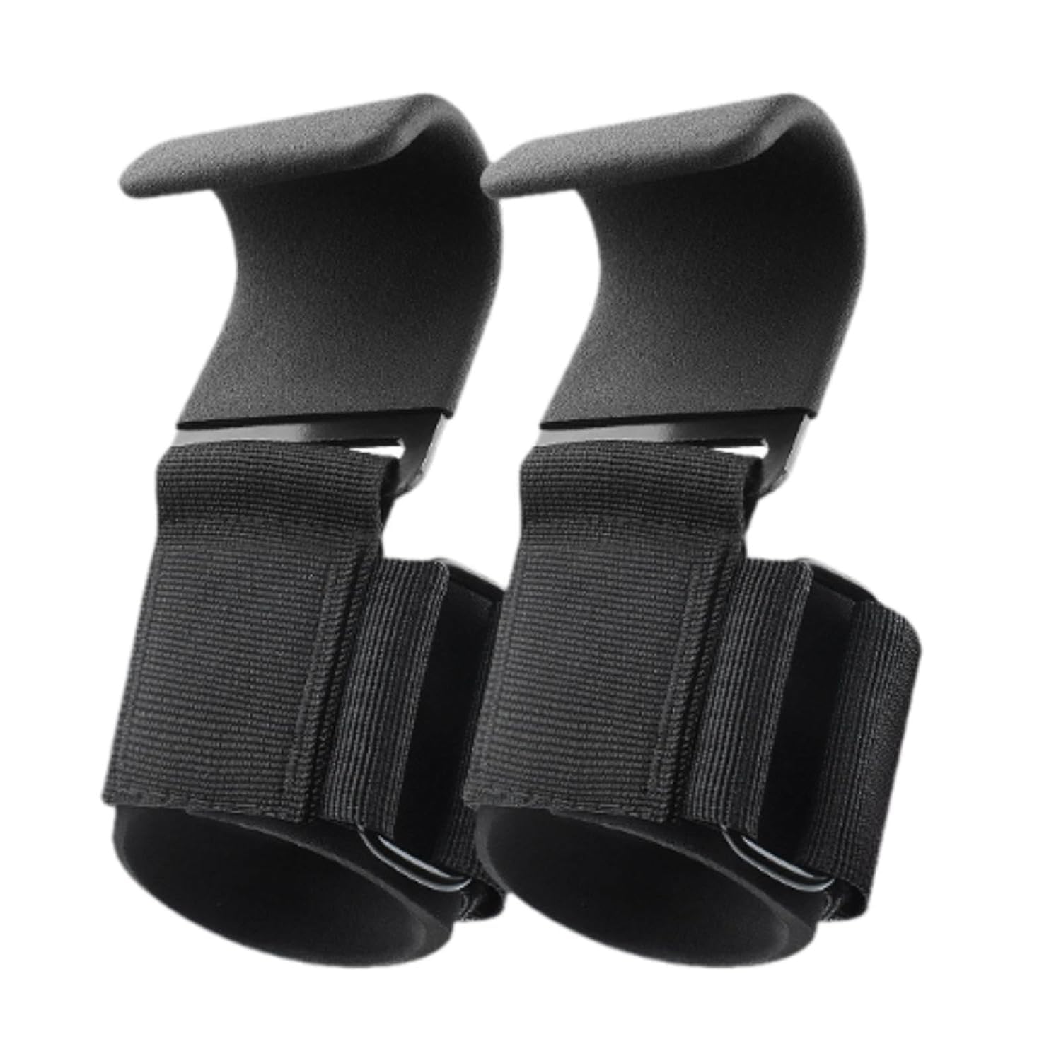 Weight Lifting Hooks with Wrist Strap Support for Deadlift, Pull Up and Gym Workout, Dual Hook Grip Training Accessory for Strength Exercise (Pack of 1)-image-48