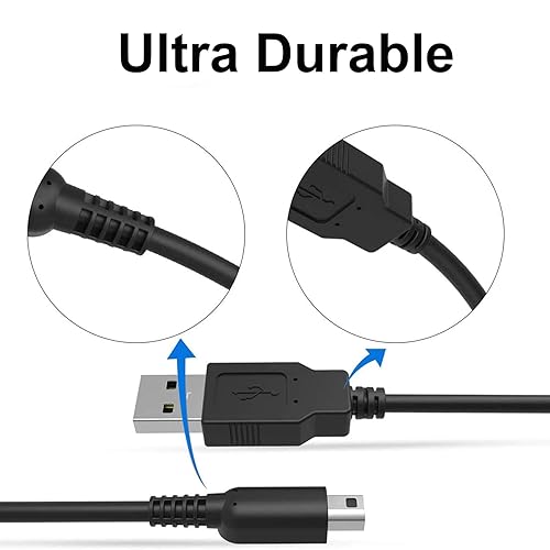 Miniatura 6 de Alitutumao Cable de carga USB 3DS compatible con 3DS XL, nuevo 3DS, 3DS XL, 3DS, 3DS, 2DS XL, nuevo 2DS, 2DS XL, 2DS, DSi, DSi XL
