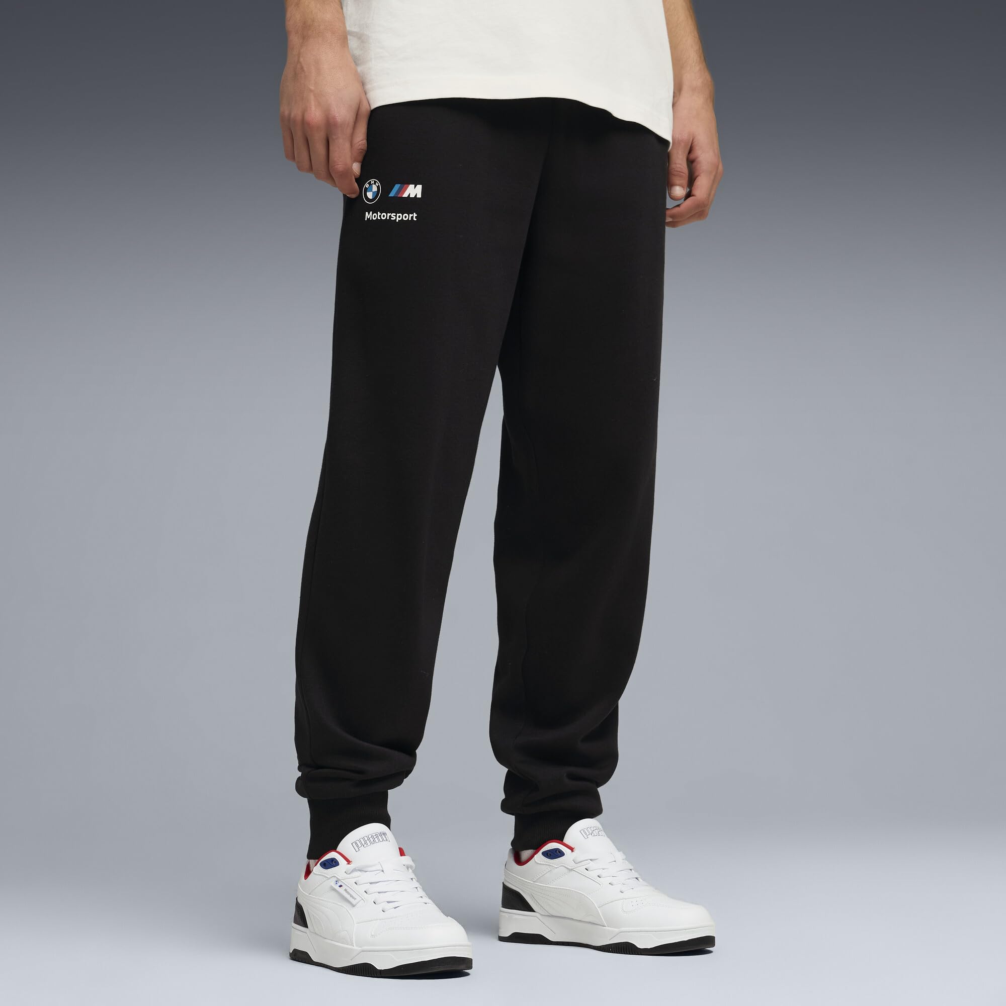 PUMA - BMW MMS Ess Pants Fleece, Pantaloni in Maglia Uomo