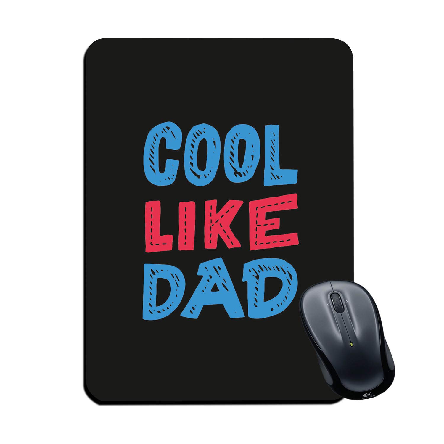Tinywalk mousepads with Funny Quotes Waterproof Foldable Mouse Pad with Nonslip Base for Laptop & Desktop Mouse Potrait (7.5X9) inch