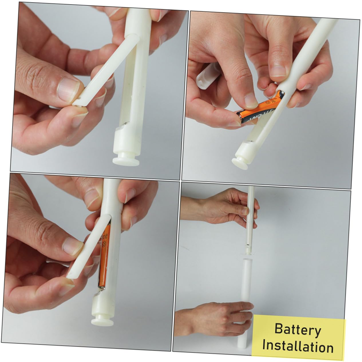 6 pezzi Candele LED Elettroniche Lunghe Lampeggiante Luce Calda per Decorazioni Casa Ristorante e Feste Sicure Fiamma Alimentate Batteria Aaa Non Incluse
