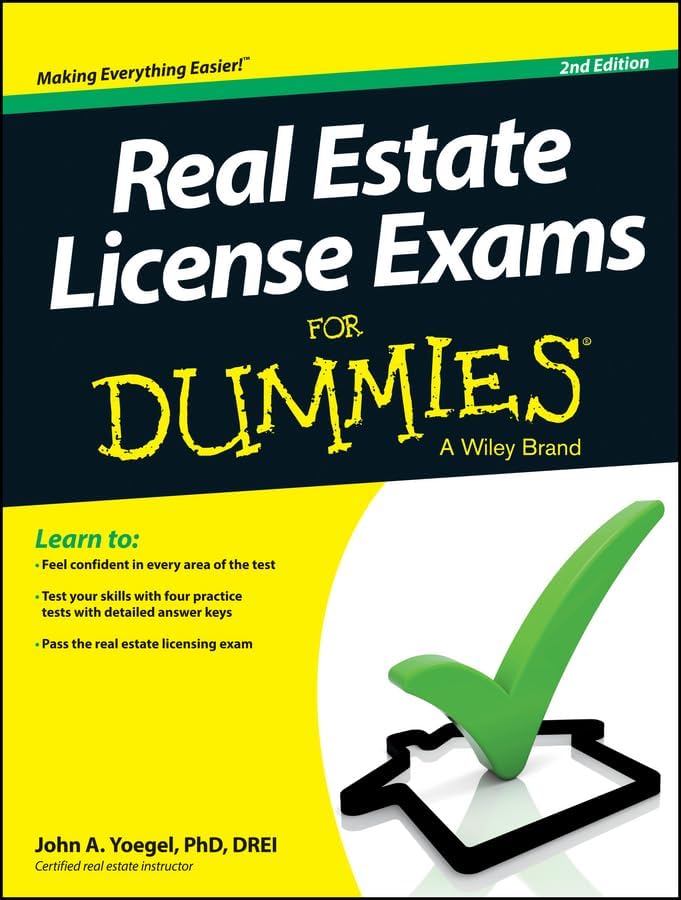 Real Estate License Exams for Dummies: Second Edition