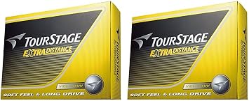 Bridgestoneブリヂストン ゴルフボール Tourstage エクストラディスタンス 1ダース12個入り イエロー ホワイト パールホワイト 1-5ダース