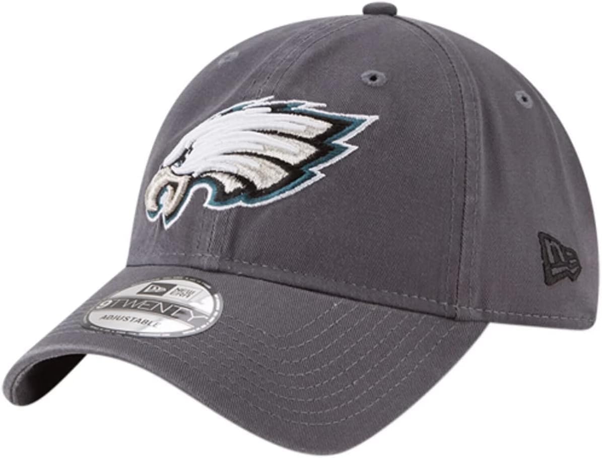 New Era NFL Core Classic 9TWENTY Graphite Adjustable Hat Cap - One Size