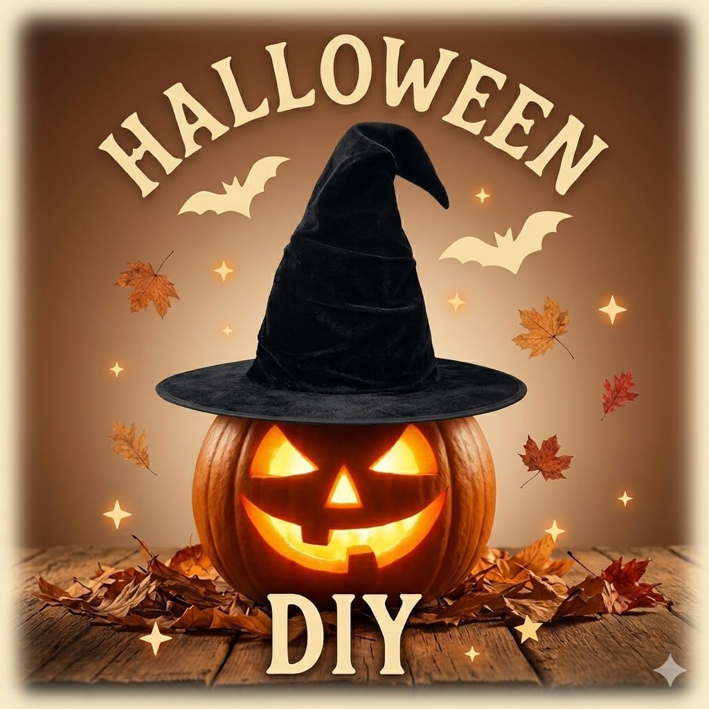 Witch Hat,wizard hat, Witch Costume – Spooky Vintage Halloween Accessory for Cosplay & Costume Parties